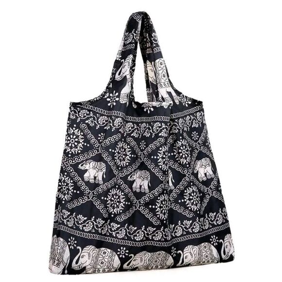 Elephant Print Tote 🐘 - Picture 2 of 5
